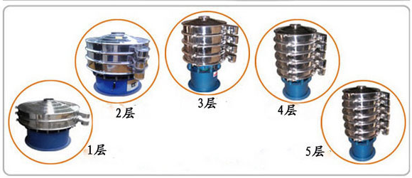 不同層數(shù)的旋振篩分機(jī)